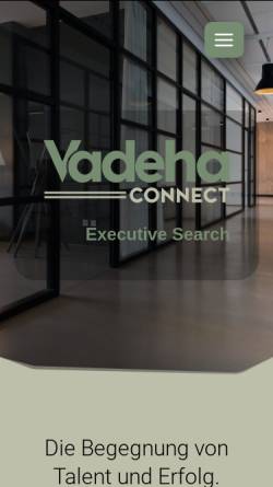 Vorschau der mobilen Webseite vadeha-connect.com, vadeha connect