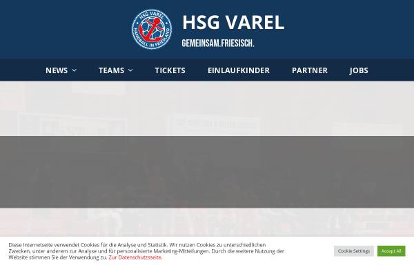 Vorschau von www.handball-varel.de, Handballspielgemeinschaft Varel