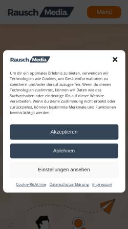 Vorschau der mobilen Webseite rausch-media.de, Rausch Media
