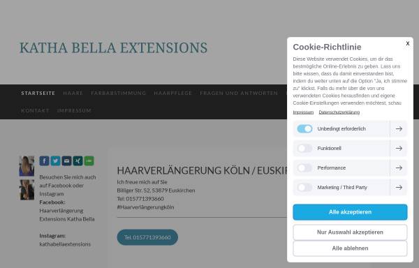 Vorschau von www.kathabella.de, Katha Bella Extensions