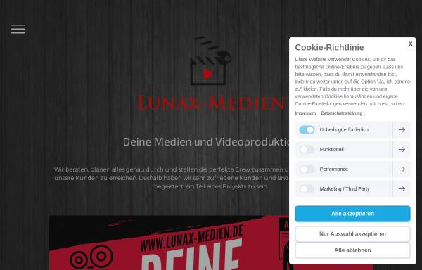 Vorschau von www.lunax-medien.de, Lunax-Medien