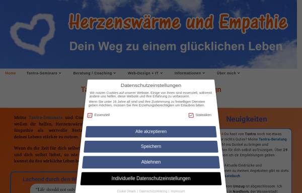 Vorschau von www.herzenswaerme-und-empathie.de, Herzenswärme und Empathie