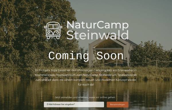Vorschau von www.naturcamp.net, NaturCamp Steinwald