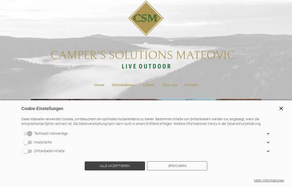 Wohnkabinen bei Camper's Solutions Mateovic
