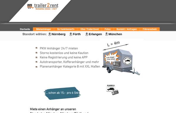 Vorschau von www.trailer-2-rent.de, Trailer2rent