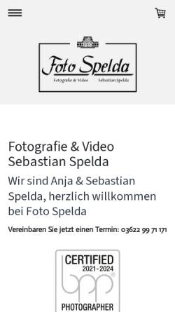 Vorschau der mobilen Webseite www.sebastianspelda.de, Sebastian Spelda Fotografie & Video