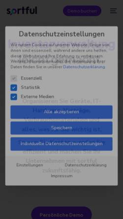 Vorschau der mobilen Webseite sortful.de, sortful