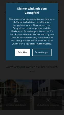 Vorschau der mobilen Webseite internetschlosser.de, Internetschlosser