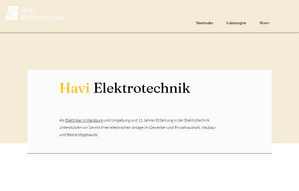 Vorschau von www.havi-elektrotechnik.de, Havi Elektrotechnik