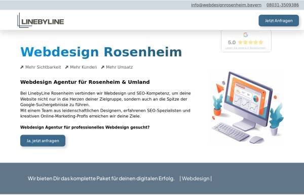 Vorschau von webdesignrosenheim.bayern, Webdesign Rosenheim