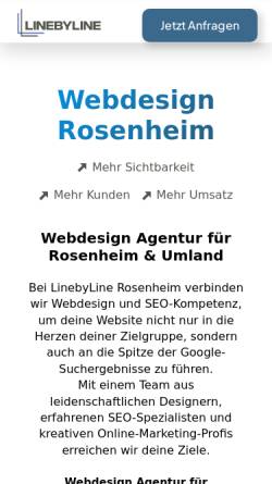 Vorschau der mobilen Webseite webdesignrosenheim.bayern, Webdesign Rosenheim