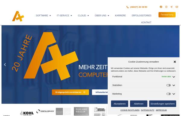 Vorschau von aplus-it.de, A+ GmbH