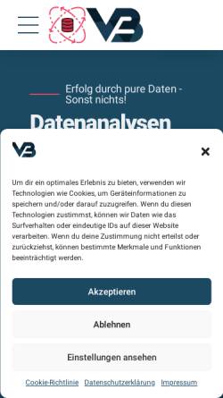 Vorschau der mobilen Webseite www.vb-analyst.de, VB Analyst