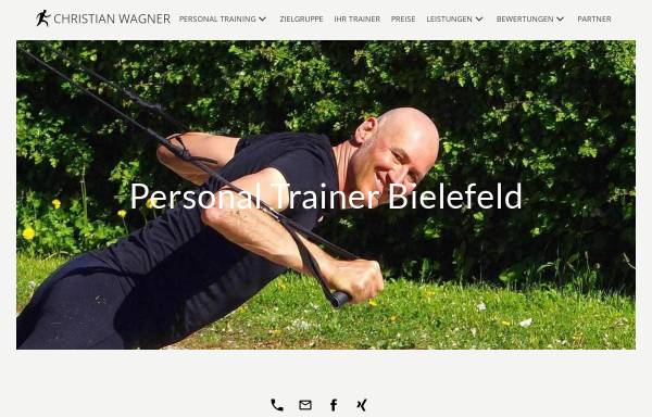 Vorschau von www.personal-trainer-bielefeld.de, Christian Wagner