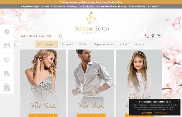Vorschau von www.goldene-zeiten.info, Goldene Zeiten Juweliere