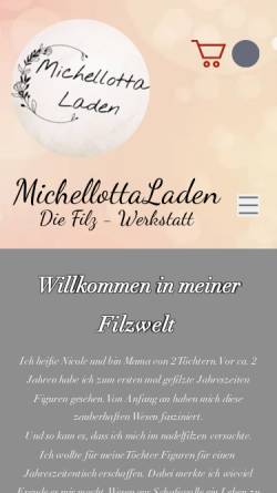 Vorschau der mobilen Webseite www.michellottaladen.com, MichellottaLaden