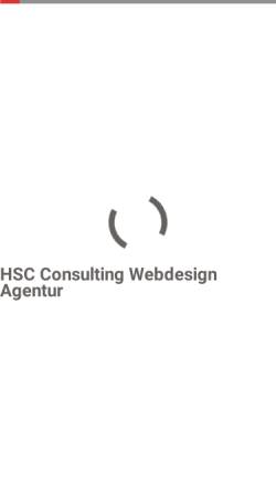 Vorschau der mobilen Webseite www.webdesign-blogger.de, HSC Consulting Webdesign Agentur