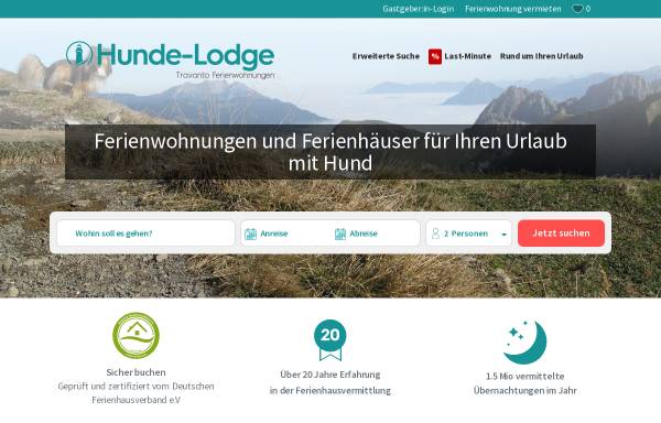 Vorschau von www.hunde-lodge.de, hunde-lodge