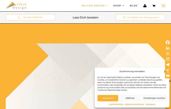 Vorschau von falcon-design.pro, Falcon Design