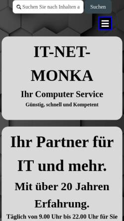 Vorschau der mobilen Webseite it-net-monka.de, IT-NET-MONKA