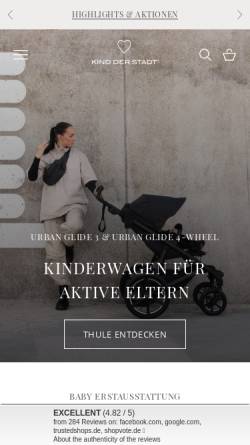 Vorschau der mobilen Webseite kind-der-stadt.de, KIND DER STADT