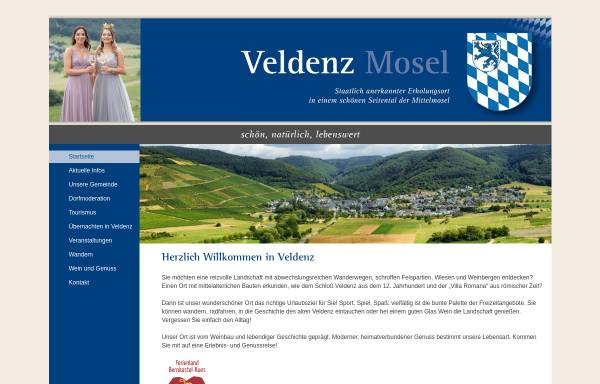 Vorschau von www.veldenz-mosel.de, Veldenz