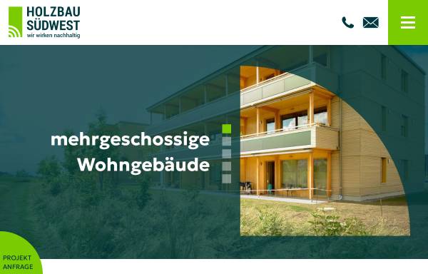 Holzbau Südwest GmbH - wir wirken nachhaltig