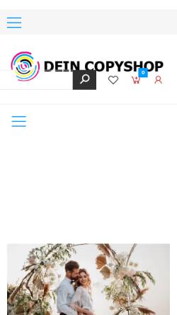 Vorschau der mobilen Webseite dein-copyshop.de, Dein CopyShop