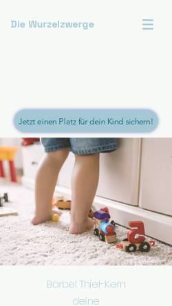 Vorschau der mobilen Webseite www.tagesmutter-barnim.de, Tagesmutter Bärbel Thiel-Kern