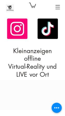 Vorschau der mobilen Webseite www.offline.shop, Secondhand OfflineShop