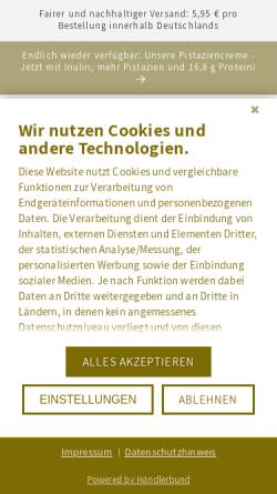 Vorschau der mobilen Webseite salutarissimo.de, Salutarissimo