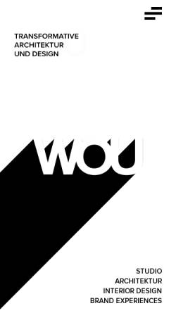 Vorschau der mobilen Webseite www.woudesign.de, WOU