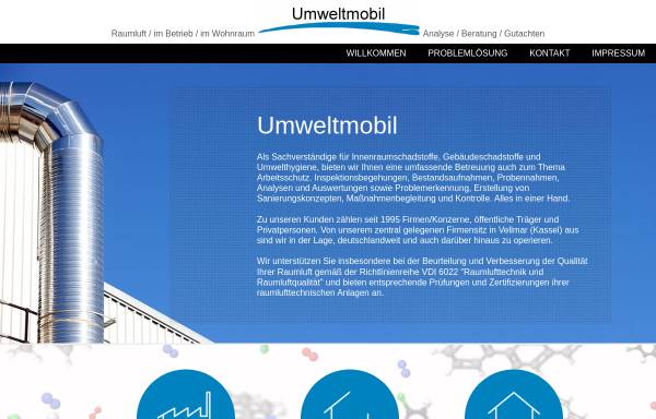Vorschau von www.umweltmobil.de, Umweltmobil