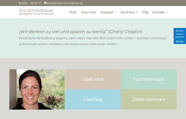 Privatpraxis für Psychotherapie Eva Schmidbauer