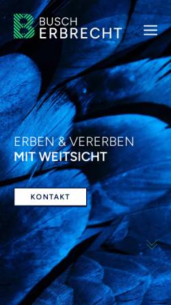 Vorschau der mobilen Webseite busch-erbrecht.de, Rechtsanwalt Raphael Busch