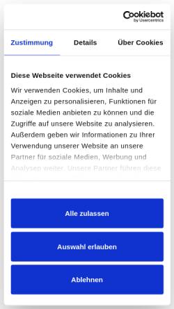 Vorschau der mobilen Webseite www.immotec-gm.de, ImmoTec GM GmbH
