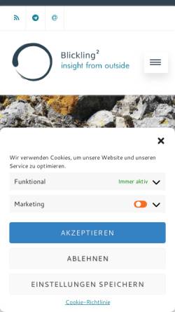 Vorschau der mobilen Webseite blickling.org, Blickling GbR