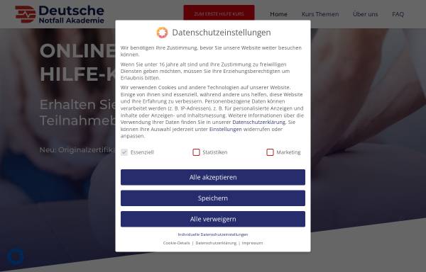 Online Erste Hilfe Kurs