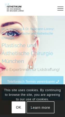 Vorschau der mobilen Webseite www.neuhannlorenz-isenburg.com, Dres. Neuhann-Lorenz & v. Isenburg