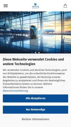 Vorschau der mobilen Webseite monning-reinigungstechnik.shop, Monning GmbH Reinigungstechnik