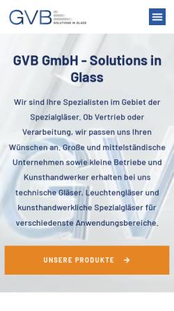 Vorschau der mobilen Webseite g-v-b.de, GVB GmbH