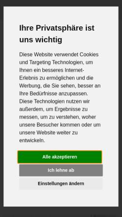Vorschau der mobilen Webseite www.praxis-langenbach.de, Zahnarztpraxis Dr. Langenbach