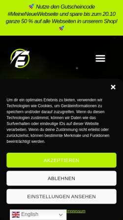 Vorschau der mobilen Webseite werbeagentur-exorias.de, Werbeagentur Exorias