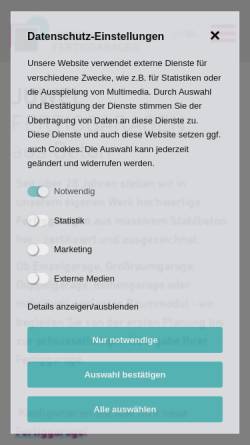 Vorschau der mobilen Webseite fertiggaragen.net, JUWEL Betonbauteile GmbH