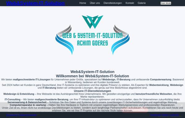 Web&System-IT-Solution Inh. Achim Goeres