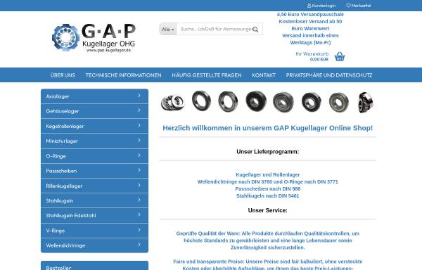 GAP Kugellager OHG