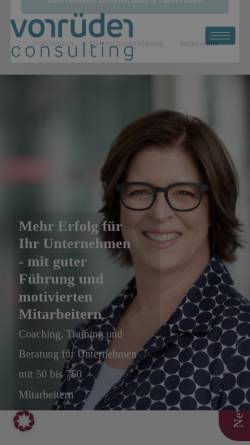 Vorschau der mobilen Webseite vonrueden-consulting.de, von Rüden Consulting