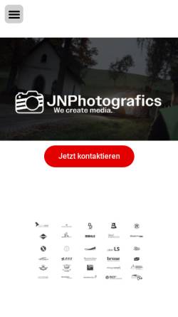 Vorschau der mobilen Webseite www.jnphotografics.de, JNPhotografics corporate Foto - & Videoproduktion