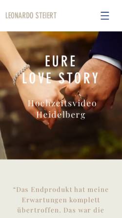 Vorschau der mobilen Webseite www.leonardosteiert.com, Leonardo Steiert