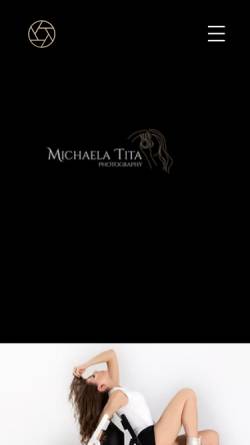 Vorschau der mobilen Webseite michaela-tita.com, Michaela Tita Photography